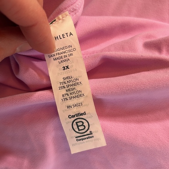 NWT Athleta Conscious Crop D-DD In Powervita in Opaque Lilac sz 3X - Picture 9 of 11